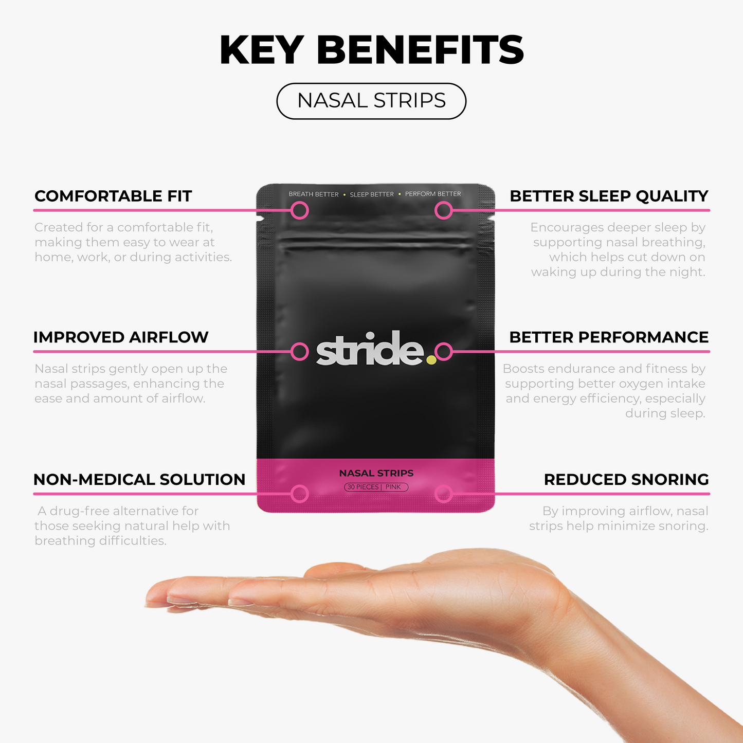 Pink Nasal Stride - Stride